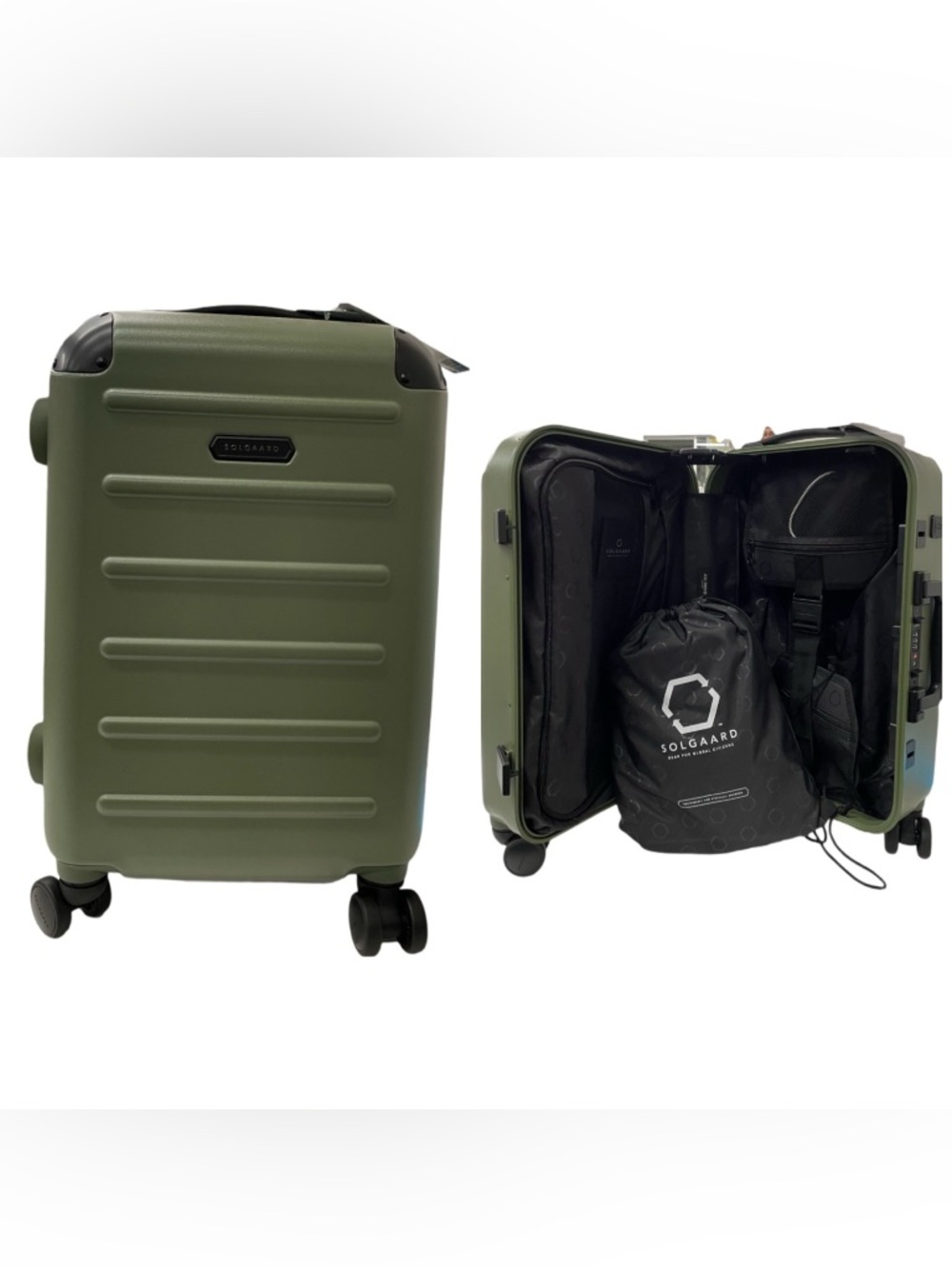 (SW-6) Solgaard Carry-On Luggage In Granada Green